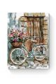Картина по номерам на подрамнике «Велосипед» 70x50 см