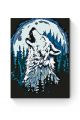 Картина по номерам на подрамнике «Волчий вой» 70x50 см