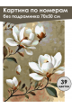 Картина по номерам без подрамника «Магнолия» 70x50 см