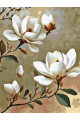 Картина по номерам на подрамнике «Магнолия» 70x50 см