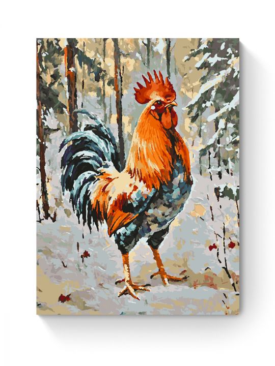 Картина по номерам на подрамнике «Петя-петушок» 70x50 см