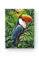 Картина по номерам на подрамнике «Птица Тукан» 70x50 см