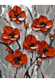 Картина по номерам на подрамнике «Красные маки» 25x20 см