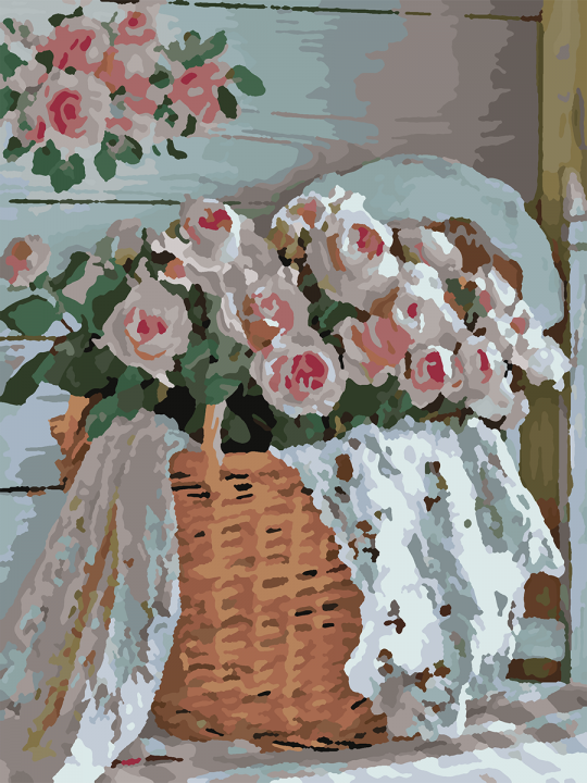 Картина по номерам без подрамника «Прованс» 25x20 см