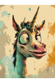 Картина по номерам на подрамнике «Единорожек» 35x25 см