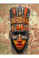 Картина по номерам без подрамника «Маска Африки» 25x20 см