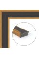 Рамка багетная для картин со стеклом 40 x 30 см, РБ-277