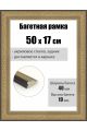Рамка багетная для картин со стеклом 50 x 17 см, РБ-258