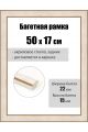 Рамка багетная для картин со стеклом 50 x 17 см, РБ-264