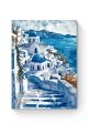 Картина по номерам на подрамнике «Санторини» 70x50 см
