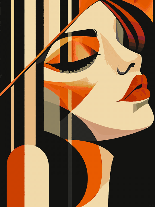 Картина по номерам без подрамника «Леди Арт» 130x100 см