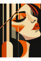 Картина по номерам без подрамника «Леди Арт» 130x100 см