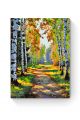 Картина по номерам на подрамнике «Лесная тропа» 70x50 см
