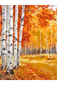 Картина по номерам на подрамнике «Осенний лес» 70x50 см