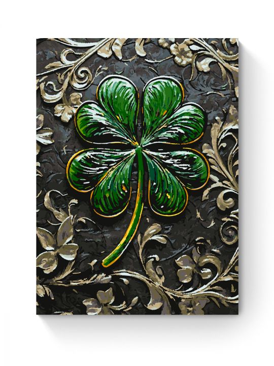 Картина по номерам на подрамнике «Клевер» 70x50 см