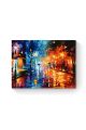 Картина по номерам на подрамнике «Ночь в городе» 70x50 см