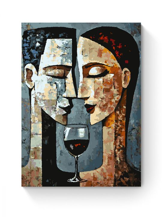 Картина по номерам на подрамнике «Свидание» 70x50 см