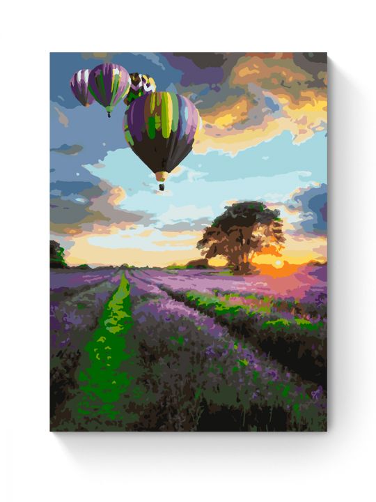 Картина по номерам на подрамнике «Воздушный шар» 70x50 см