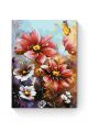 Картина по номерам на подрамнике «Красные цветы» 70x50 см