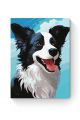 Картина по номерам на подрамнике «Бордер-колли» 70x50 см