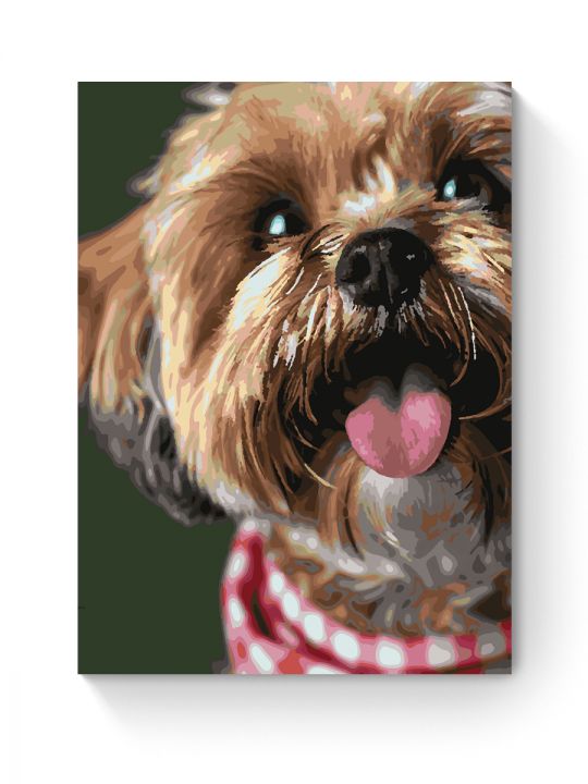 Картина по номерам на подрамнике «Милый йорк» 70x50 см