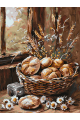 Картина по номерам на подрамнике «Домашний хлеб» 70x50 см