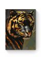 Картина по номерам на подрамнике «Золотой тигр» 70x50 см