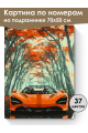Картина по номерам на подрамнике «Суперкар» 70x50 см