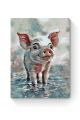 Картина по номерам на подрамнике «Хрюшка» 70x50 см