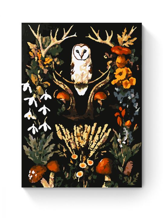 Картина по номерам на подрамнике «Загадка леса» 25x20 см