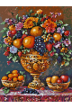 Картина по номерам на подрамнике «Фруктовый пир» 25x20 см