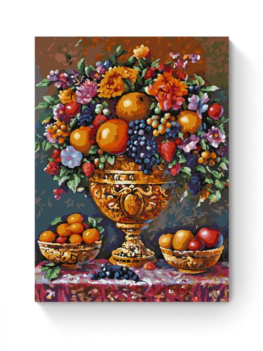 Картина по номерам на подрамнике «Фруктовый пир» 35x25 см