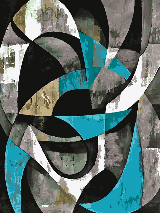 Картина по номерам без подрамника «Абстракция» 70x50 см