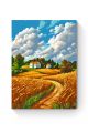 Картина по номерам на подрамнике «Поля пшеницы» 70x50 см