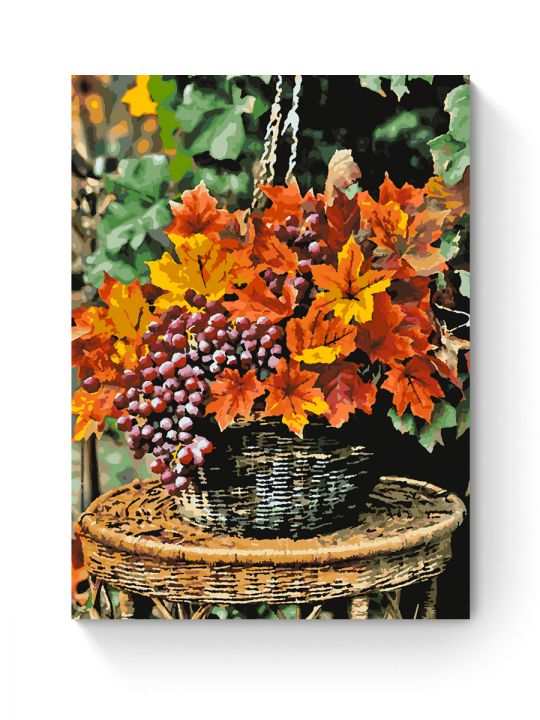 Картина по номерам на подрамнике «Осенний букет» 70x50 см