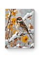 Картина по номерам на подрамнике «Воробей» 70x50 см
