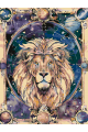 Картина по номерам без подрамника «Лев» 70x50 см