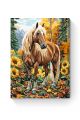 Картина по номерам на подрамнике «Конь в лесу» 70x50 см