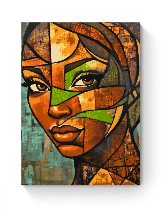 Картина по номерам на подрамнике «Мулатка» 70x50 см