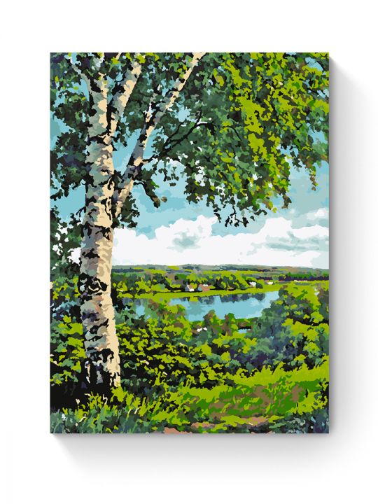 Картина по номерам на подрамнике «Просторы» 70x50 см