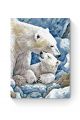 Картина по номерам на подрамнике «Белые медведи» 70x50 см