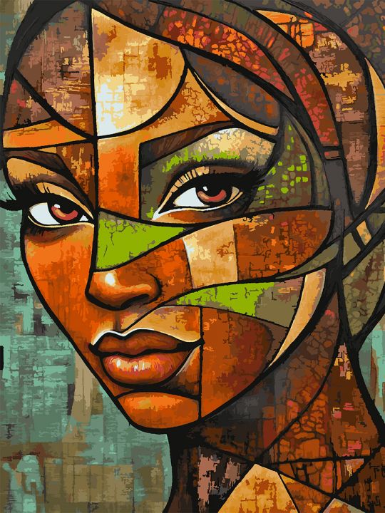 Картина по номерам без подрамника «Мулатка» 130x100 см