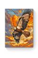 Картина по номерам на подрамнике «Полёт орла» 80x60 см