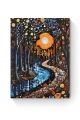 Картина по номерам на подрамнике «Ночной парк» 80x60 см