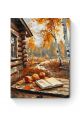 Картина по номерам на подрамнике «Осенний уют» 90x70 см