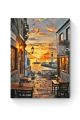 Картина по номерам на подрамнике «Кафе у моря» 80x60 см