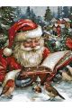 Картина по номерам на подрамнике «Дед Мороз» 90x70 см
