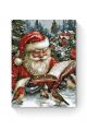 Картина по номерам на подрамнике «Дед Мороз» 90x70 см