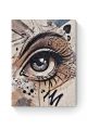 Алмазная мозаика на подрамнике «Глаз-граффити» 50x40 см