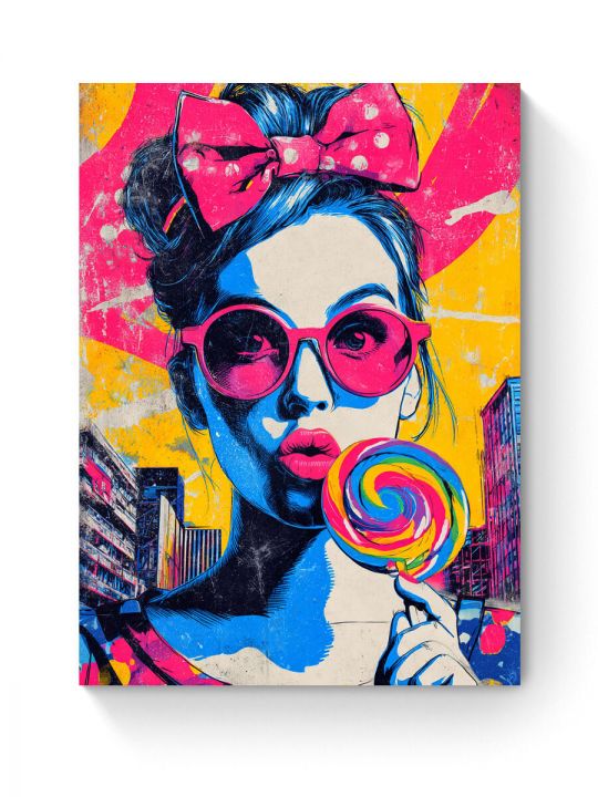 Алмазная мозаика на подрамнике «Леденец» 50x40 см